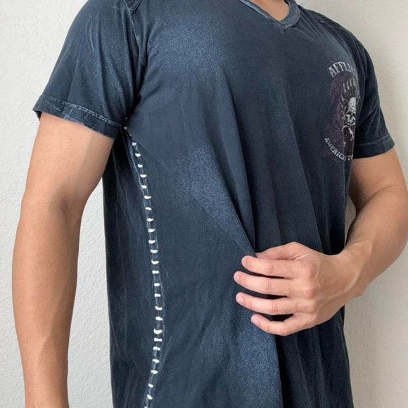 Vintage 2000s Affliction Men's Black Graphic T-Shirt - Picture 5 of 6